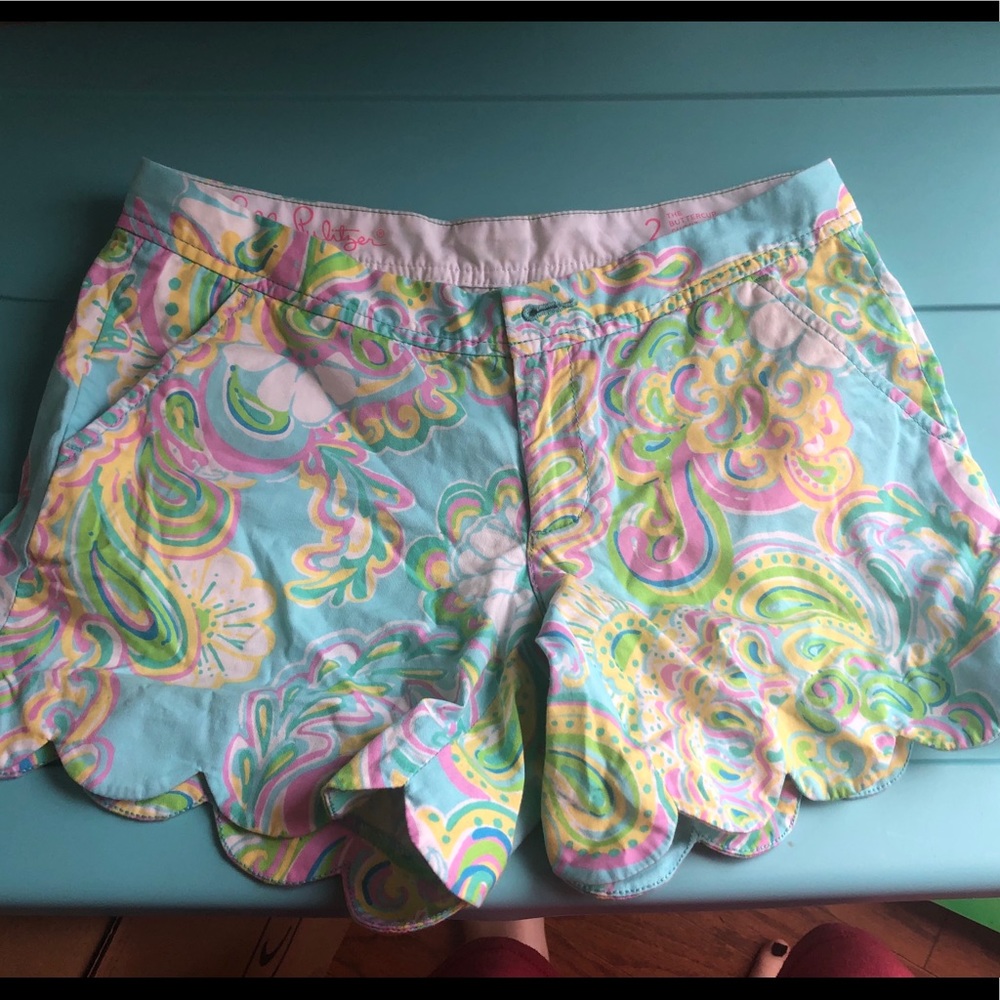 Lilly Pulitzer paisley colorful shorts